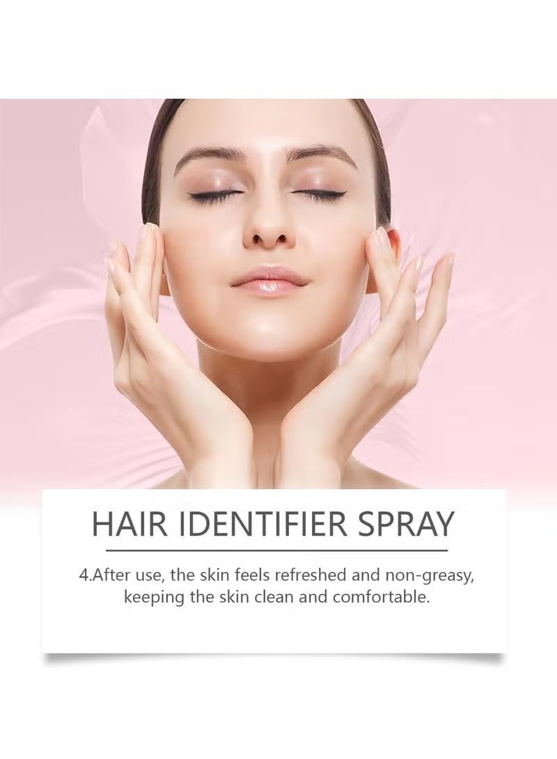 بخاخ تحديد الشعر لحلاقة الوجه، بخاخ تحديد الشعر لحلاقة الوجه بتقنية ديرمابلانينغ، بخاخ ديرمابلانينغ أبيض، بودرة بخاخ ديرمابلانينغ للوجه، بخاخ تحديد شعر البشرة (قطعة واحدة) - Image 5